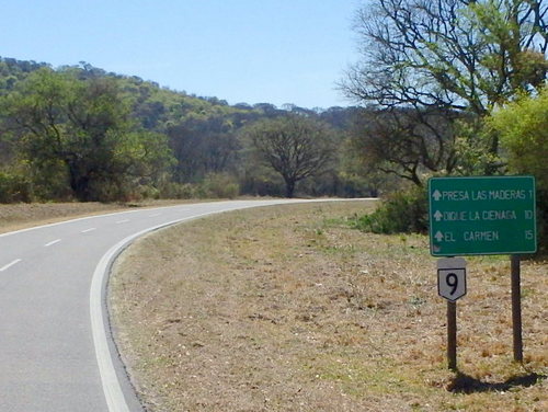 Ruta 9, 15 Kms to El Carmen.